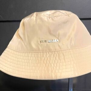 Steve Madden Light Khaki Bucket Hat One Size NWT